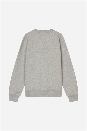 Mads Nørgaard Organic Sweat Solo - Grey Melange